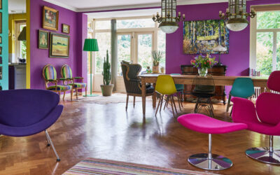 Binnenkijken: Kleurrijke combinatie van stijlen